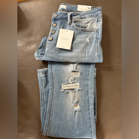 Kancan Distressed Bootcut Jeans NWT - Picture 2 of 5